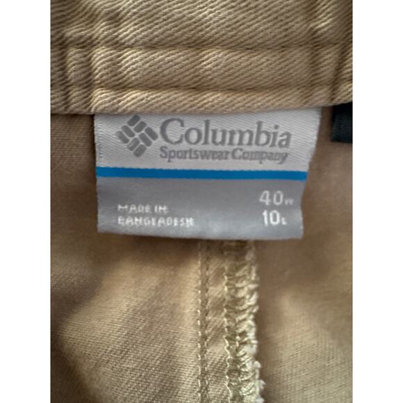 Columbia Men's Omni-Shade Cargo Shorts, Khaki/Tan, Size 40 - Picture 6 of 8